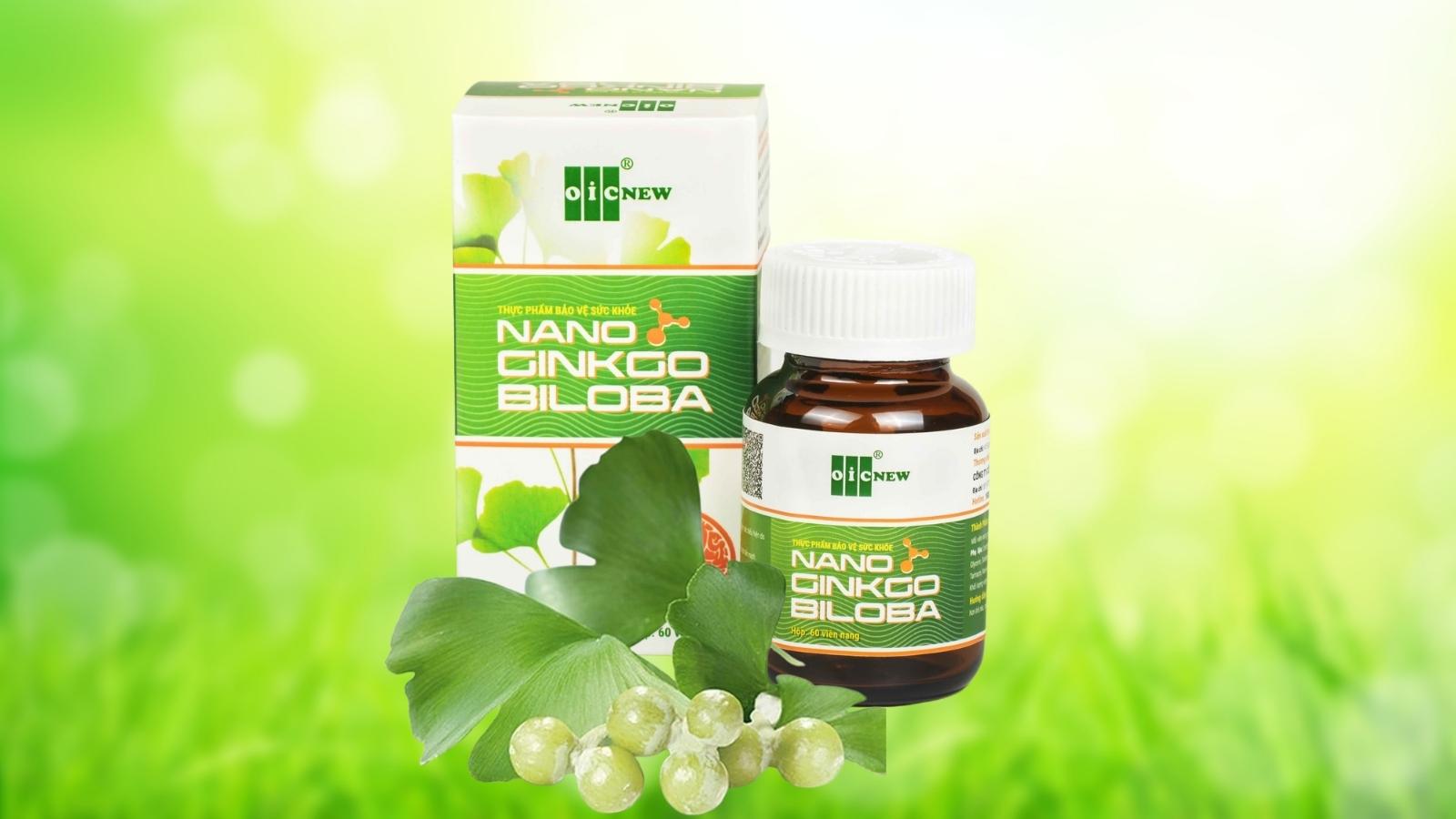 Nano Ginkgo Biloba Tăng cường tuần hoàn máu não Pharmart vn