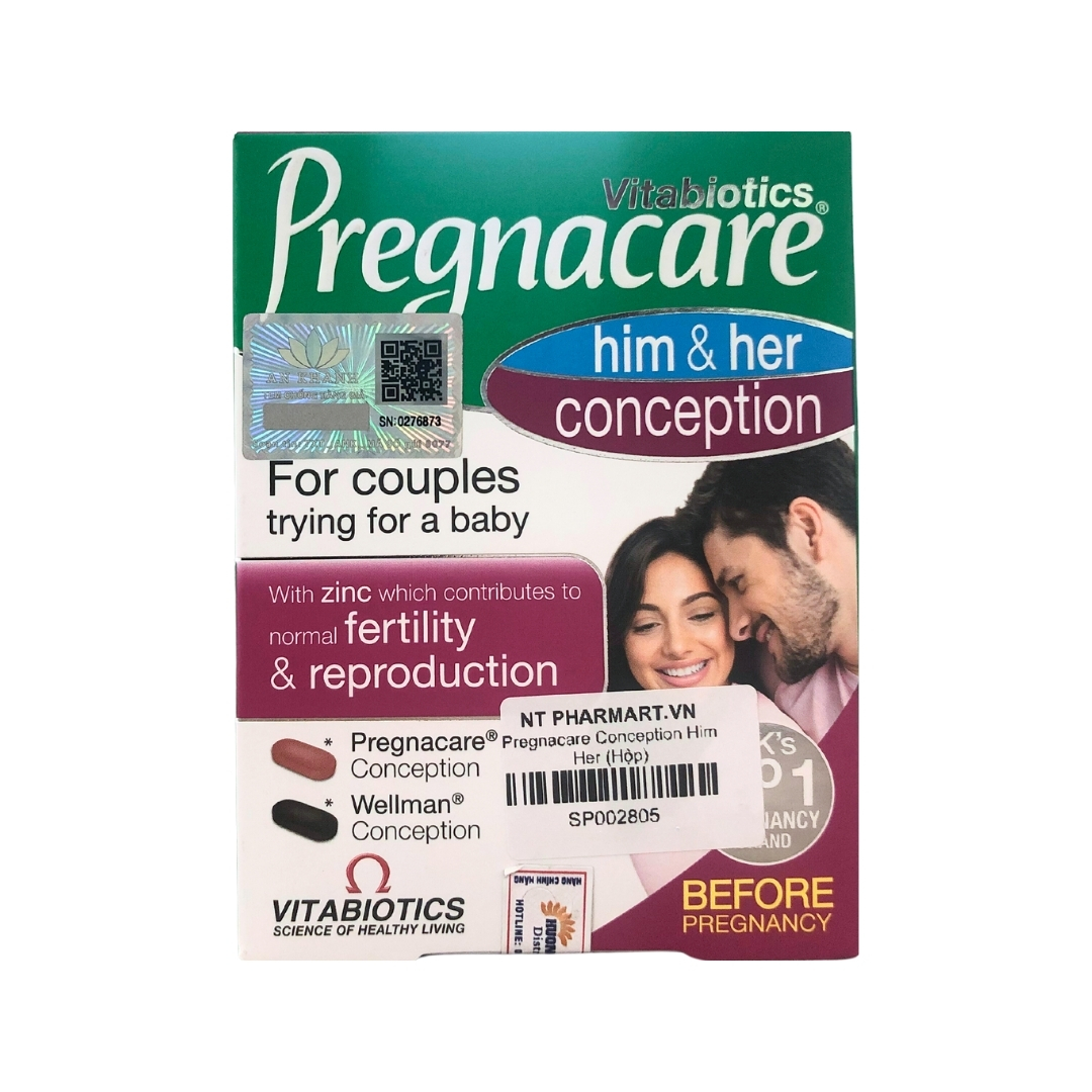 Vitabiotics Pregnacare Him Her T Ng Kh N Ng Th Thai Pharmart Vn