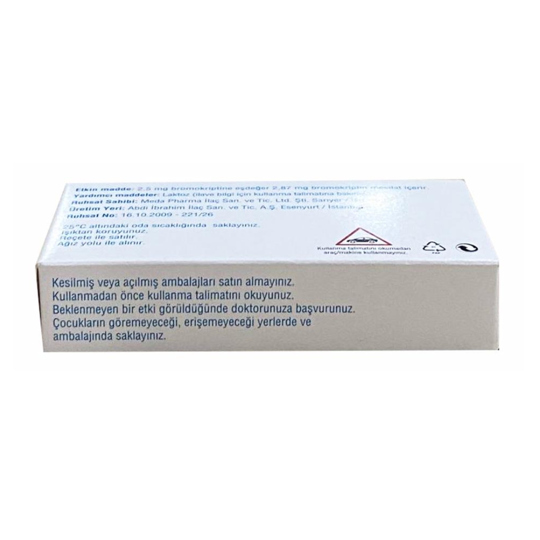 Parlodel 2 5mg Meda Điều trị bệnh nhân tăng Prolactin Pharmart vn