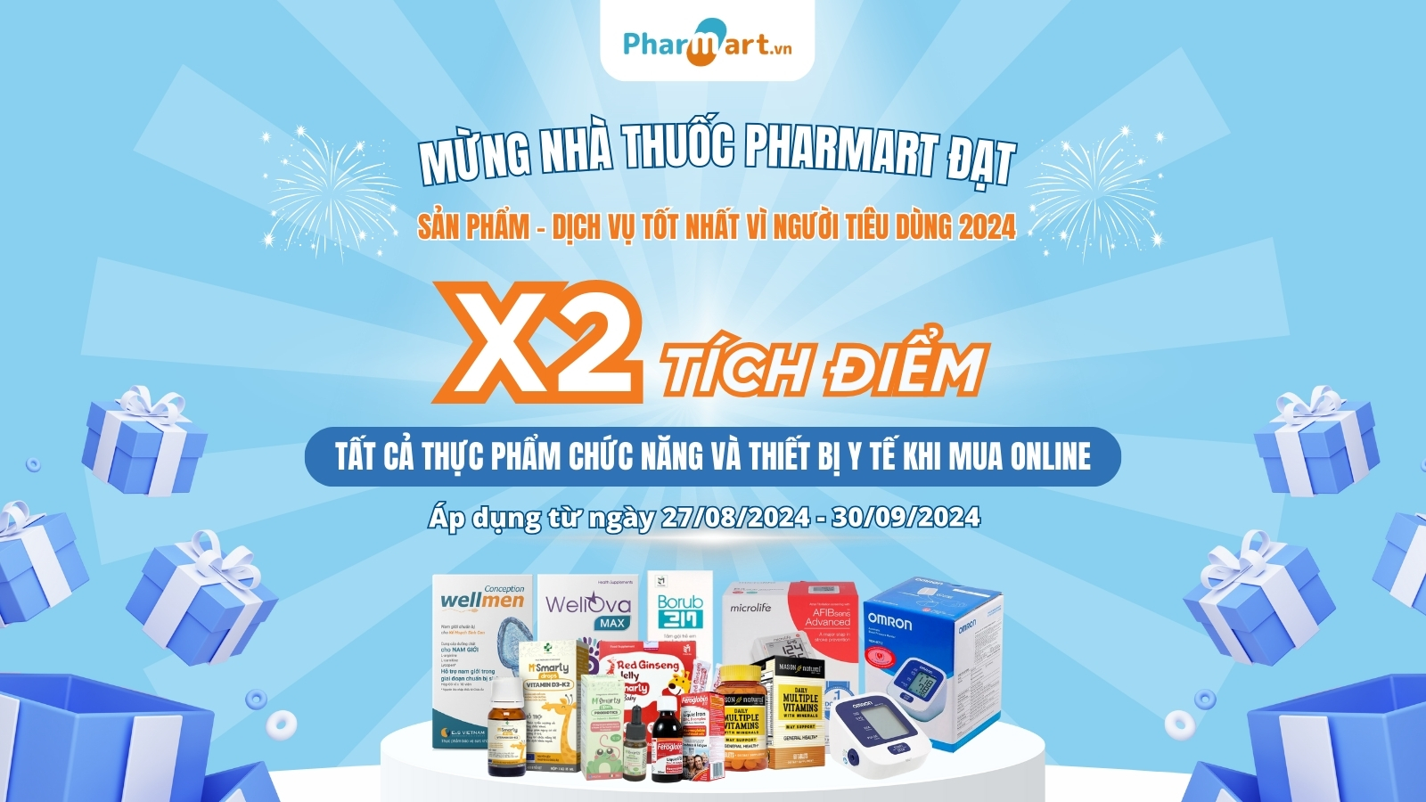 Nhà thuốc Pharmart tung ngàn ưu đãi tri ân khách hàng nhân dịp nhận giải thưởng 