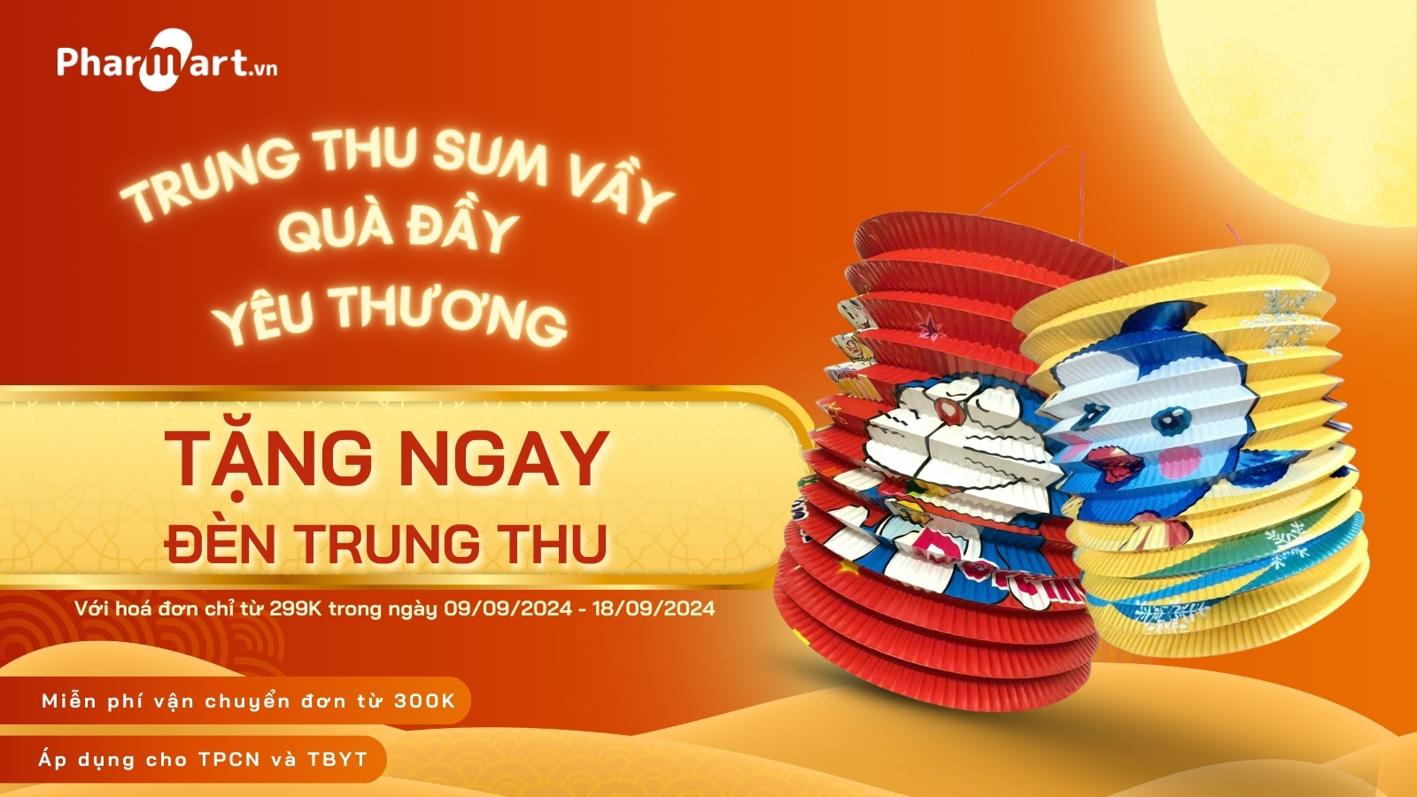 Nhà thuốc Pharmart tung ưu đãi mừng “Trung thu sum vầy - Quà đầy yêu thương”