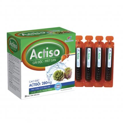 Actiso giải độc, mát gan hộp 20 ống