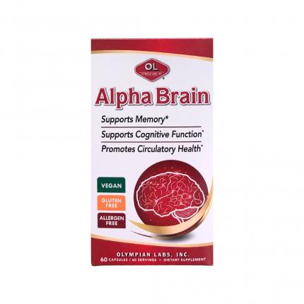 Alpha Brain - Cải thiện trí nhớ, tăng tuần hoàn máu não