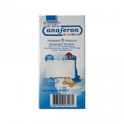 Anaferon For Children - Điều trị và dự phòng nhiễm virus cho trẻ