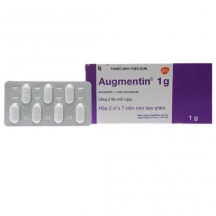 Thuốc kháng sinh Augmentin 1g