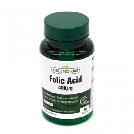 Axit Folic Natures Aid - Bổ sung Axit Folic