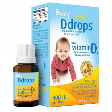 Baby Ddrops bổ sung vitamin D