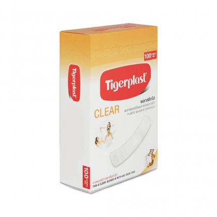 Băng cá nhân TigerPlast Clear trong suốt hộp 100 cái (19x72mm)