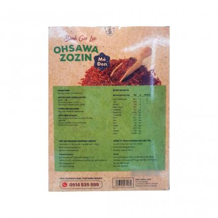 Bánh Gạo Lức Ohsawa Zozin 125g Mè Đen