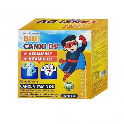 Bibi Canxi DV - Hỗ trợ phát triển xương răng ở trẻ