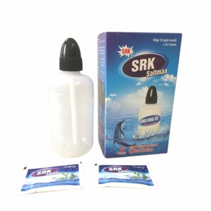 Bình rửa xoang SRK Saltmax ( hộp 1 bình và 10 gói muối)