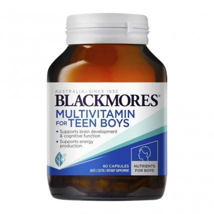 Blackmores multivitamin for teen boys hộp 60 viên giúp tăng sức đề kháng cho trẻ