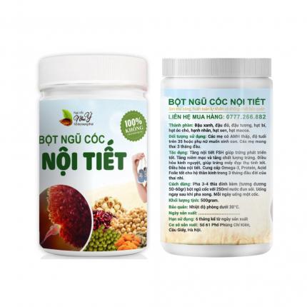 Bột ngũ cốc nội tiết - Điều hòa kinh nguyệt, nội tiết tố nữ