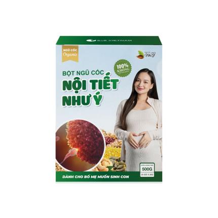 Bột ngũ cốc nội tiết Như Ý Xanh (hộp 25 gói)