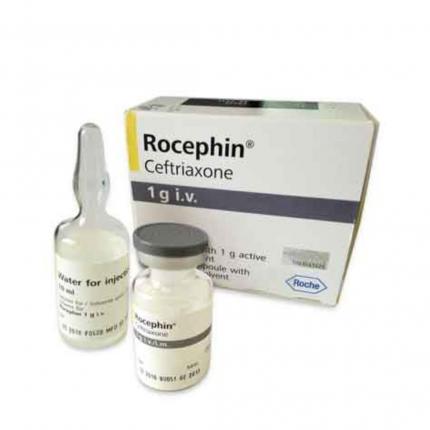 Bột pha tiêm Rocephin 1g IV