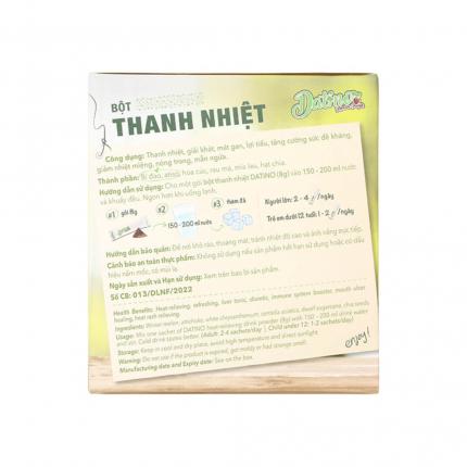 Bột thanh nhiệt Datino mát gan, thanh nhiệt