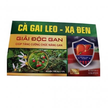 Viên uống bổ gan Cà gai leo xạ đen