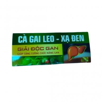 Cà gai leo xạ đen - Giải độc, tăng cường chức năng gan