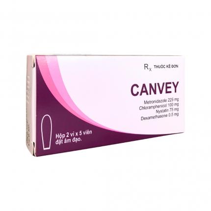 Canvey - Viên đặt âm đạo điều trị nhiễm khuẩn