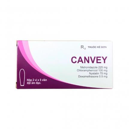 Canvey - Viên đặt âm đạo điều trị nhiễm khuẩn