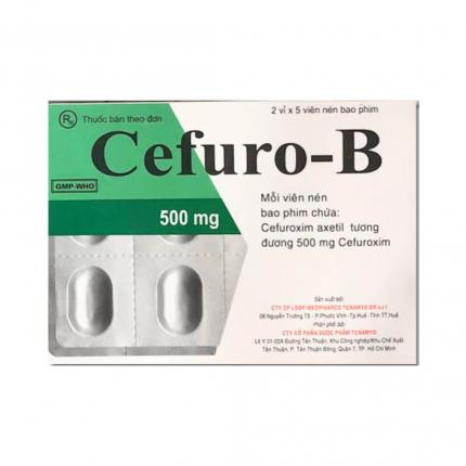 Cefuro-B 500 - Điều trị hội chứng viêm nhiễm do virus, vi khuẩn