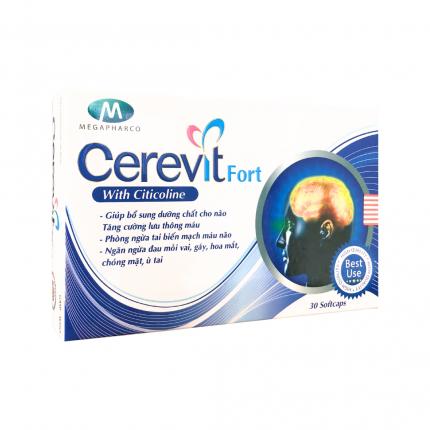 Cerevit Fort - Tăng cường tuần hoàn não