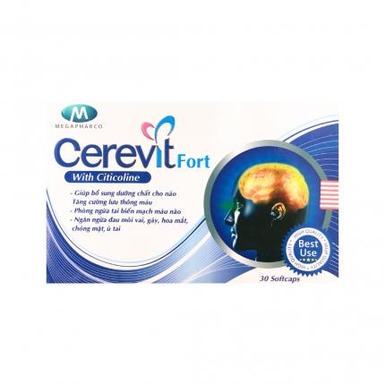 Cerevit Fort - Tăng cường tuần hoàn não