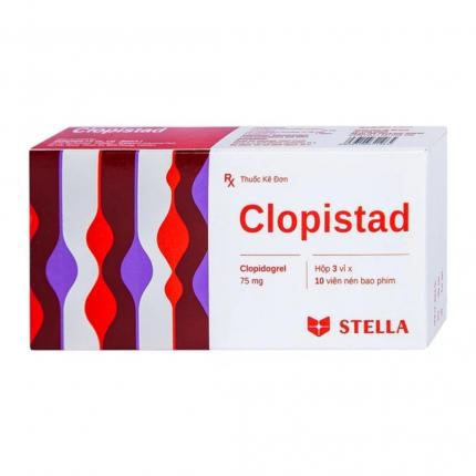 Clopistad 75mg Stella Phòng Ngừa Nhồi Máu Cơ Tim