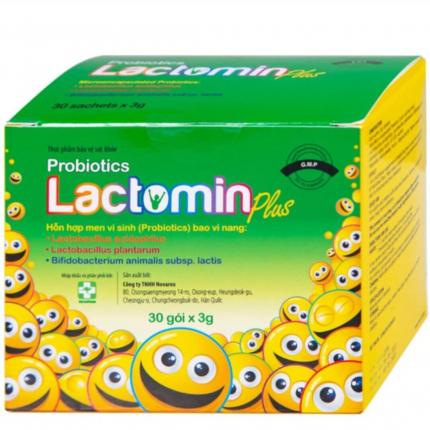 Cốm Probiotics Lactomin Plus bổ sung lợi khuẩn hộp 30 gói x 3g