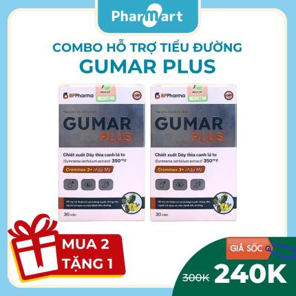 Combo 2 Hộp Gumar Plus 30 viên