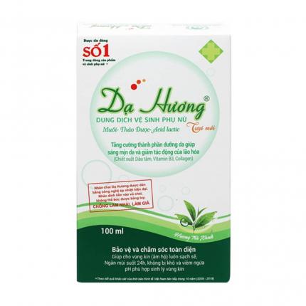 Dung dịch vệ sinh phụ nữ Dạ Hương trà xanh