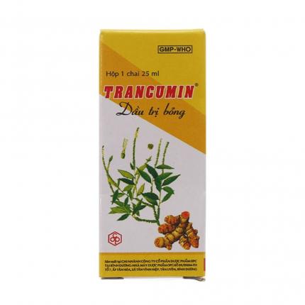 Dầu bôi Trancumin - Trị bỏng, giúp vết thương mau lành