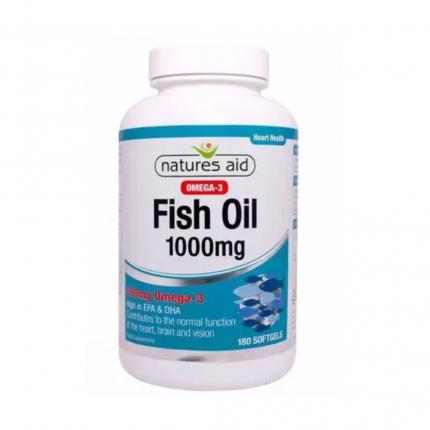 1 lọ Dầu cá Natures Aid Fish Oil - Tăng cường sức khoẻ