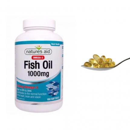 Dầu cá Natures Aid Fish Oil - Tăng cường sức khoẻ