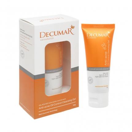 Decumar Anti-acne Oil Control - Gel rửa mặt giảm nhờn cho da