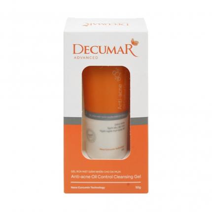 Decumar Anti-acne Oil Control - Gel rửa mặt giảm nhờn cho da