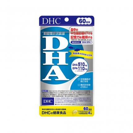 DHC DHA 60 ngày - Bổ sung DHA, EPA, hỗ trợ giảm mỡ máu