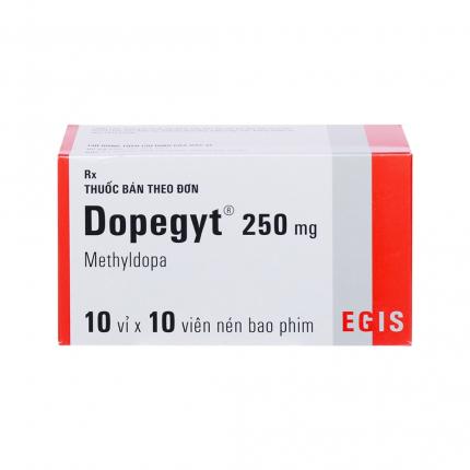 Mặt trước Dopegyt 250mg