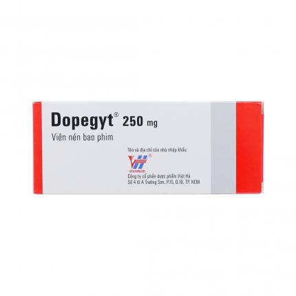 Mặt bên Dopegyt 250mg