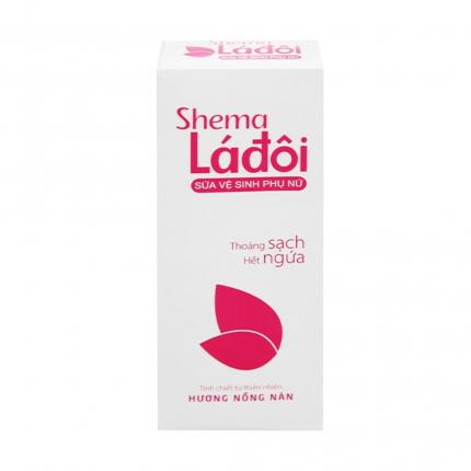 Dung dịch vệ sinh Shema lá đôi hồng Chai 200ml