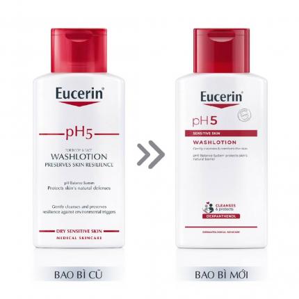 Eucerin pH5 Washlotion - Sữa tắm sạch da nhạy cảm