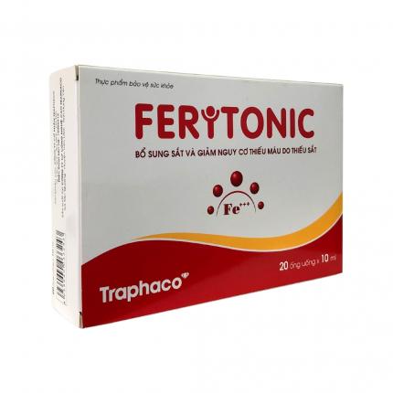 Ferytonic - Bổ sung sắt, giảm nguy cơ thiếu máu