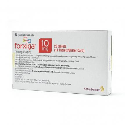 Forxiga 10mg - Điều trị đái tháo đường tuýp 2