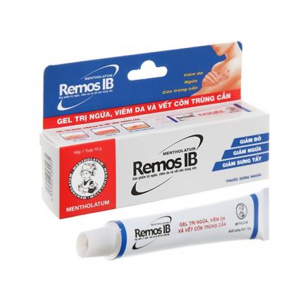 Gel trị ngứa Remos IB Tuýp 10g