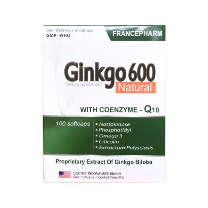 Ginkgo 600 Natural with coenzyme Q10