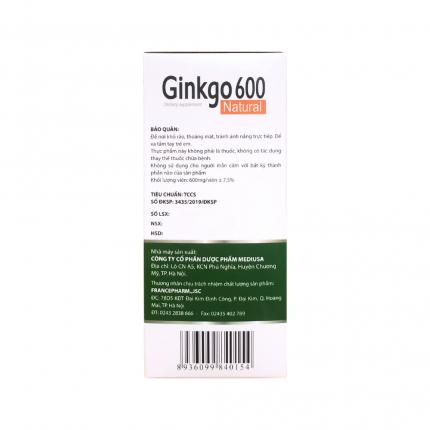 Ginkgo 600 Natural with coenzyme Q10