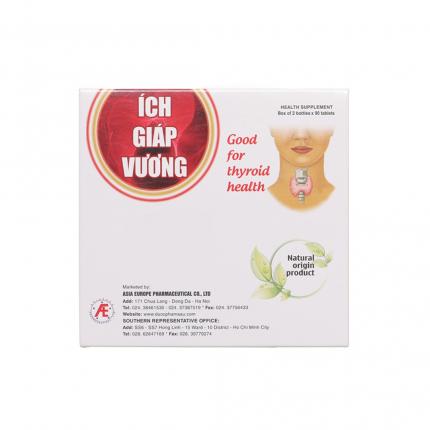 Ích Giáp Vương hộp 2 lọ 90 viên