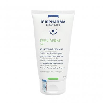 Isis Pharma Teen Derm - Gel rửa mặt giảm nhờn, ngừa mụn