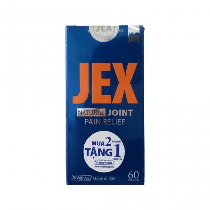 Jex Natural Joint Pain Relief - Viên Uống Bổ Khớp hộp 60 viên