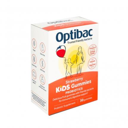 Mặt trước Kẹo dẻo OptiBac Kids Gummies